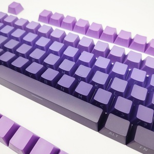 Shine Through PBT Double Shot Custom Keycap Set 133 Touches Gradient Purple <span class=keywords><strong>Cherry</strong></span> Profile Keyboard pour <span class=keywords><strong>Cherry</strong></span> <span class=keywords><strong>Gateron</strong></span> <span class=keywords><strong>MX</strong></span> Switches - Product Image 4