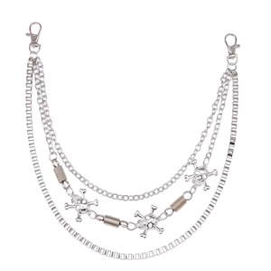 โซ่คาดเอวโลหะผสมสังกะสีหลายชั้นสไตล์ฮิปฮอปพังก์สำหรับทุกเพศสวมใส่ได้ทุกวัน - Product Image 5