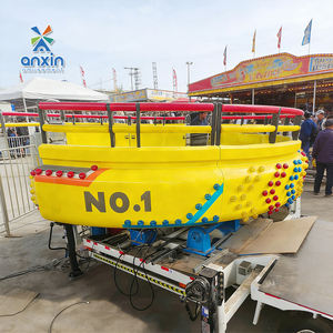 Manège Tagada à succès : remorque portable, plateau tournant extérieur, 16 places, conception durable, utilisation commerciale mobile - Product Image 4