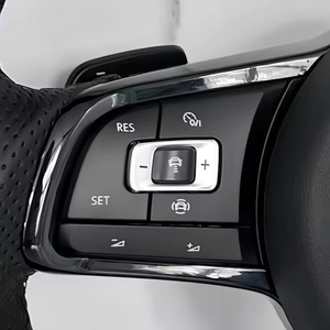 พวงมาลัยรถสปอร์ตหุ้มหนังสำหรับ VW CC MAGOTAN Golf MK7 R GTD GTE Polo Scirocco TROC - Product Image 3