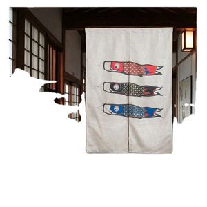 Nouvelle Collection 2024 : Rideau de Porte Semi-Occultant en Lin Imprimé Style Japonais pour Cuisine et Salle de Bain - Product Image 2