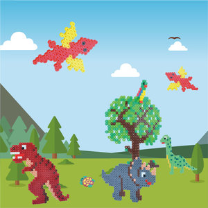 5mm Midi <span class=keywords><strong>Hama</strong></span> Jouets Pour Enfants Populaires Perles Artkal pour Série De Dinosaures - Product Image 5