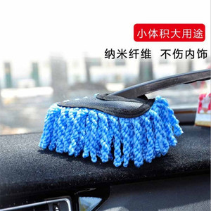 แปรงขัดเคลือบสีรถยนต์ Jiayan รุ่นมินิ สีเทาและสีน้ำเงิน ใยนาโนละเอียดพิเศษ ทำจากเส้นใยฝ้ายแท้ สำหรับทำความสะอาดรถยนต์ด้วยมือ - Product Image 4