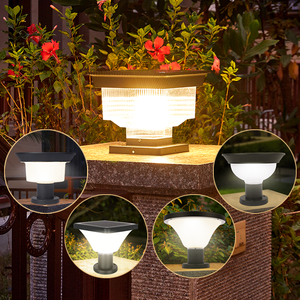 Lámparas Solares para Exteriores IP65 con Control de Intensidad, Tres Colores, para Cercas, Columnas y Pilares de Puerta, 10W, SG - Product Image 5