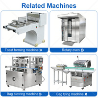 Machine à couper le pain automatique commerciale ORME, machine à trancher le pain à sandwich, machine à trancher le pain grillé