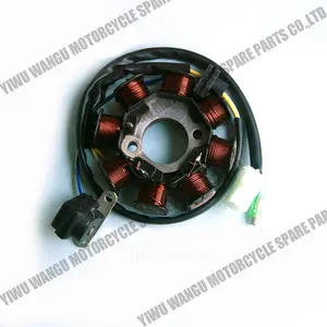 GY6-125 Motorcycle Scooter Generator 6 Coils Magneto Stator for 125cc and 150cc Chinese GY6 Engine ATVs Go Karts Mopeds