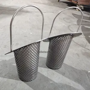 Wholesale Customized High Strength Perforated Metal Mesh Filter Strainer Pipe