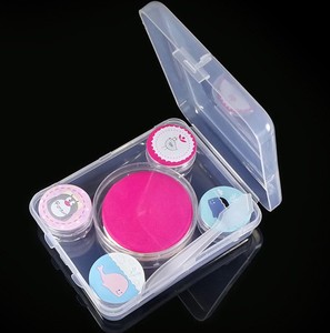 SJPC638 PP caja de almacenamiento portátil transparente contenedor embalaje plano pequeño plástico cuadrado rectangular caja redonda - Product Image 6