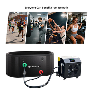 Baignoire <span class=keywords><strong>gonflable</strong></span> haute pression en matériau Drop Stitch durable, isolation thermique épaissie <span class=keywords><strong>pour</strong></span> maintenir l'eau froide, refroidisseur robuste - Product Image 4