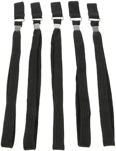 手杖配件手杖带，塑料折叠手杖夹，经典黑色和棕色