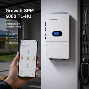 Inversor Híbrido Monofásico para Sistema Solar <span class=keywords><strong>Growatt</strong></span> 5KW 6KW <span class=keywords><strong>Growatt</strong></span> SPM <span class=keywords><strong>3000</strong></span>~6000TL-HU - Product Image 5