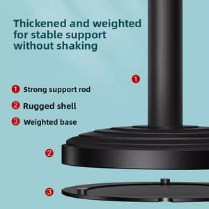 Soporte de Escritorio Portátil para Transmisión en Vivo con Teléfono Móvil, Soporte Flexible para Selfies y para <span class=keywords><strong>Ver</strong></span> Series (Ideal para Personas Perezosas) - Product Image 3