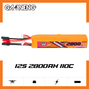 Gnb gaoneng 2800mAh 12S 44.4V 200C 100C XT150 RC Air RC LiPo แบตเตอรี่500กับ600คลาสเฮลิคอปเตอร์ไฟฟ้า - Product Image 2