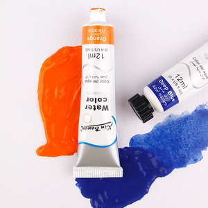 Xin Bowen 2024, Pintura Acrílica para Niños, 12 Colores, Pinceles de Plástico, <span class=keywords><strong>Paleta</strong></span> para Lienzo y Papel, Uso Escolar, Juego de 12 ml - Product Image 6