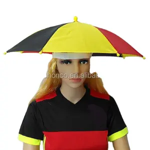 EK2024 parapluie de tête de fans de football de vente chaude