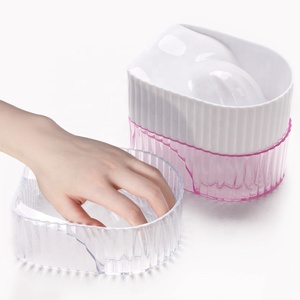 Nouveau bol à <span class=keywords><strong>main</strong></span> en acrylique pour tremper le vernis à ongles, Transparent, rose, dissolvant de vernis à ongles, outil de nettoyage, lavage à la <span class=keywords><strong>main</strong></span> - Product Image 5