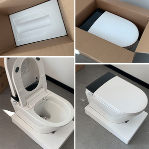 <strong>Electric</strong> WC Foot Sensor <strong>Automatic</strong> <strong>Bidet</strong> Flush Bathroom Wall Hung Intelligent Smart <strong>Toilet</strong> - Product Image 6