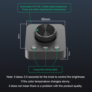 5 Wát IP20 điều khiển cảm ứng nhôm đen USB <span class=keywords><strong>LED</strong></span> đèn bàn cho văn phòng và phòng khách Màn hình máy tính sử dụng - Product Image 4