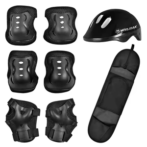 Conjunto de Equipo de Protección para Niños Win.max, 7 Capas de Madera de Arce, Piezas de Skateboard, Casco, Rodilleras y Coderas para Principiantes - Product Image 5