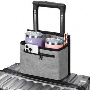 Multifunctional Travel Caddy Luggage Cup Holder Also As a Stroller & Automotive Cup Holder - Product Image 1