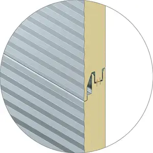 Panneaux muraux en polyuréthane polyuréthane PUR/PIR, panneaux pour dosseret, 1 pièce