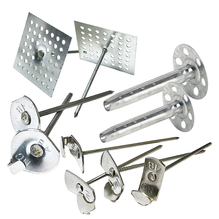 Нержавеющая сталь и оцинкованная сталь, ПЕРФОРИРОВАННОЕ основание, фиксирующий металл, вата, изоляционный анкер