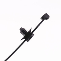 Attache-câble en nylon plastique pour véhicule avec trou fileté amovible, clip de maintien de faisceau de câbles de voiture, montage par poussée 156-00629 156-06200 T50SOSFT5