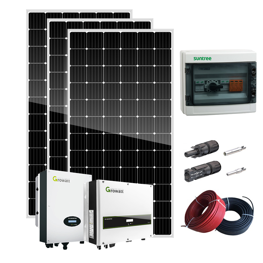 Sistema de energía solar residencial, alta energía, 5KW, buen precio