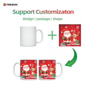 Tazas Personalizadas a Precio de Fábrica, Tazas Navideñas Coloridas para Impresión, Taza de Café de Cerámica Blanca de Sublimación de Alta Calidad de 11 oz - Product Image 5