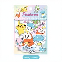 Autocollants en vinyle imperméables mignons d'anime, autocollants de dessins animés kawaii pour coque de téléphone, ordinateur portable, scrapbooking, décoration DIY