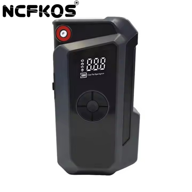 NCFKOS 8000mah 12V Car Jump Starter Power Bank Boost Battery Jump Start 1000A Emergency Power Bank With Air Compression Pump