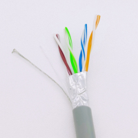 Venta directa de fábrica CAT6A F/UTP CCA LAN Cable Calidad Certificada Anti-Interferencia Cables de comunicación efectivos