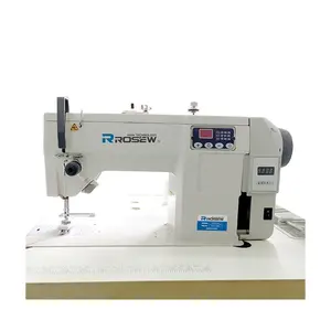 ROSEW Direct Drive 20U-máquina de coser Zigzag Industrial, máquina de costura GC20U53D