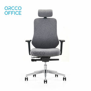 Nórdico de lujo Vip cómoda silla de oficina Foshan muebles mecanismo de inclinación base de rueda reclinable silla de oficina de tela de malla ejecutiva - Product Image 4