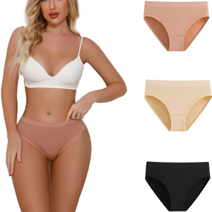 Culottes pour femmes à taille basse, sans couture, douces, respirantes, sexy, confortables, sous-vêtements quotidiens pour femmes - Product Image 3