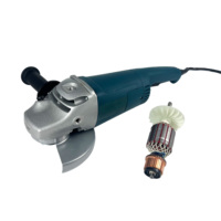 Alat listrik Gerinda sudut tanpa kabel, alat listrik GWS20-180, kelas industri 180mm 230mm dengan sakelar pemicu untuk proyek DIY