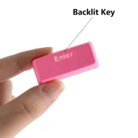 Clavier mécanique 61/64/68/104 touches avec capuchons de touches rétroéclairés en PBT double injection pour interrupteurs MX - Vente en gros directe usine