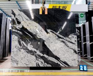 Pietra BOTON pietra naturale moderna decorazione della parete piastrelle <span class=keywords><strong>Fen</strong></span> <span class=keywords><strong>Di</strong></span> marmo nero pavimento lastre - Product Image 4