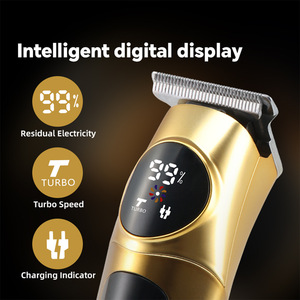 Cortadora de Pelo Eléctrica Profesional de Marca Personalizada, Recortadora de Pelo Recargable para Hombre, Máquina de Corte de Pelo con Pantalla LCD para Barbería - Product Image 4