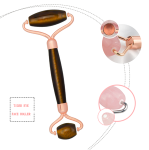 Prodotti di bellezza occhi di tigre <span class=keywords><strong>massaggio</strong></span> <span class=keywords><strong>facciale</strong></span> rullo naturale anti invecchiamento giada rullo per la cura della pelle del viso e del corpo set - Product Image 4