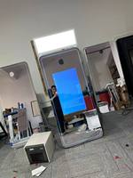 Miroir photomaton numérique selfie magique 70 pouces avec écran tactile 32 pouces, photomaton instantané avec appareil photo reflex numérique
