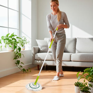 Mopa de Algodón Plegable con Logotipo Personalizable - OEM para Integradores de <span class=keywords><strong>Limpieza</strong></span> Comercial - Product Image 6