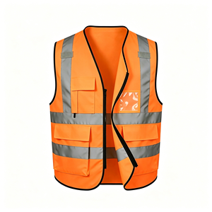 เสื้อกั๊กนิรภัยสะท้อนแสงน้ำหนักเบา ระบายอากาศได้ดี สำหรับผู้ชาย ทำงานในฤดูร้อน - Product Image 1