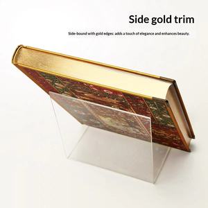 Cuaderno de Dibujo Retro de <span class=keywords><strong>Tapa</strong></span> <span class=keywords><strong>Dura</strong></span> 16K, Papel Grueso para Pintura Gouache, Ideal para Estudiantes de Arte, Regalo Exquisito de Alta Gama, Rojo/Verde/Dorado - Product Image 2