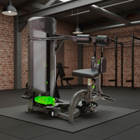 Appareil de musculation commercial pour salle de sport : Machine d'exercice de rotation du torse assis et de torsion de la taille pour entraînement abdominal