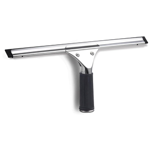 Limpiacristales de Goma, Limpiador Magnético de Doble Cara para Baño, Limpiador de Vidrios de Acero Inoxidable Plateado con Logotipo Personalizado - Product Image 1