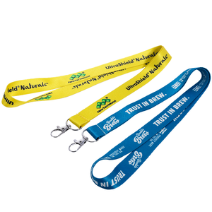 High Quality Custom Woven Lanyard with Polyester Material Customizable Logo Neck Strap