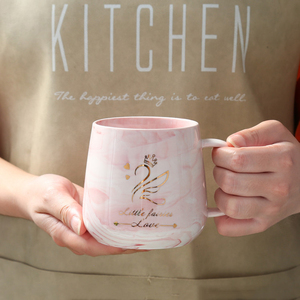 Tazas de Café de Cerámica con Diseño de Cisne, Regalo de Boda, Juego de Tazas para Parejas, Regalo para el Día de San Valentín - Product Image 4