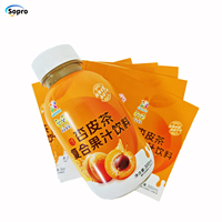 Étiquette d'emballage rétractable blanche à ombrage élevé à impression personnalisée pour bouteille de jus de fruits 300ml 550ml 750ml Étiquette à manchon rétractable pour boissons