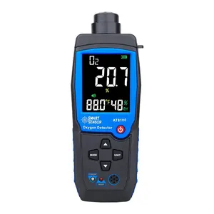 AT8100 Portable Oxygen Tester Digital O2 Gas Detector